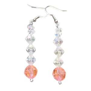 💥4 for $20💥Pink Crystal Drop Earrings